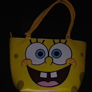 Cheerful Yellow Character Tote Bag
